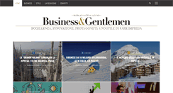 Desktop Screenshot of businessgentlemen.it